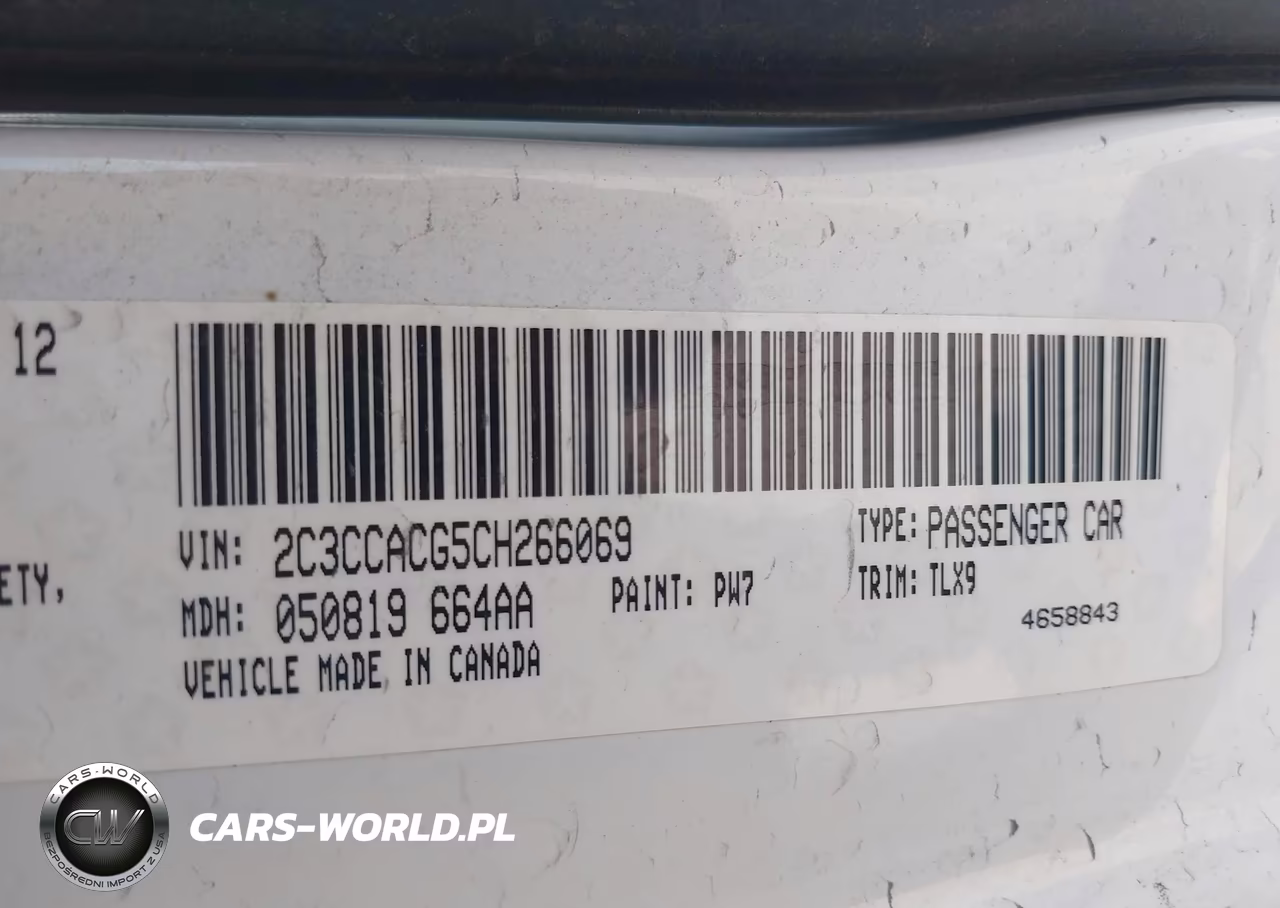2012 Chrysler 300 Limited VIN:2C3CCACG5CH266069 - 9