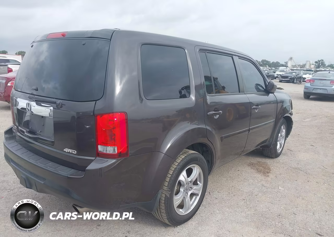 2012 Honda Pilot Ex-L VIN:5FNYF4H59CB070675 - 4