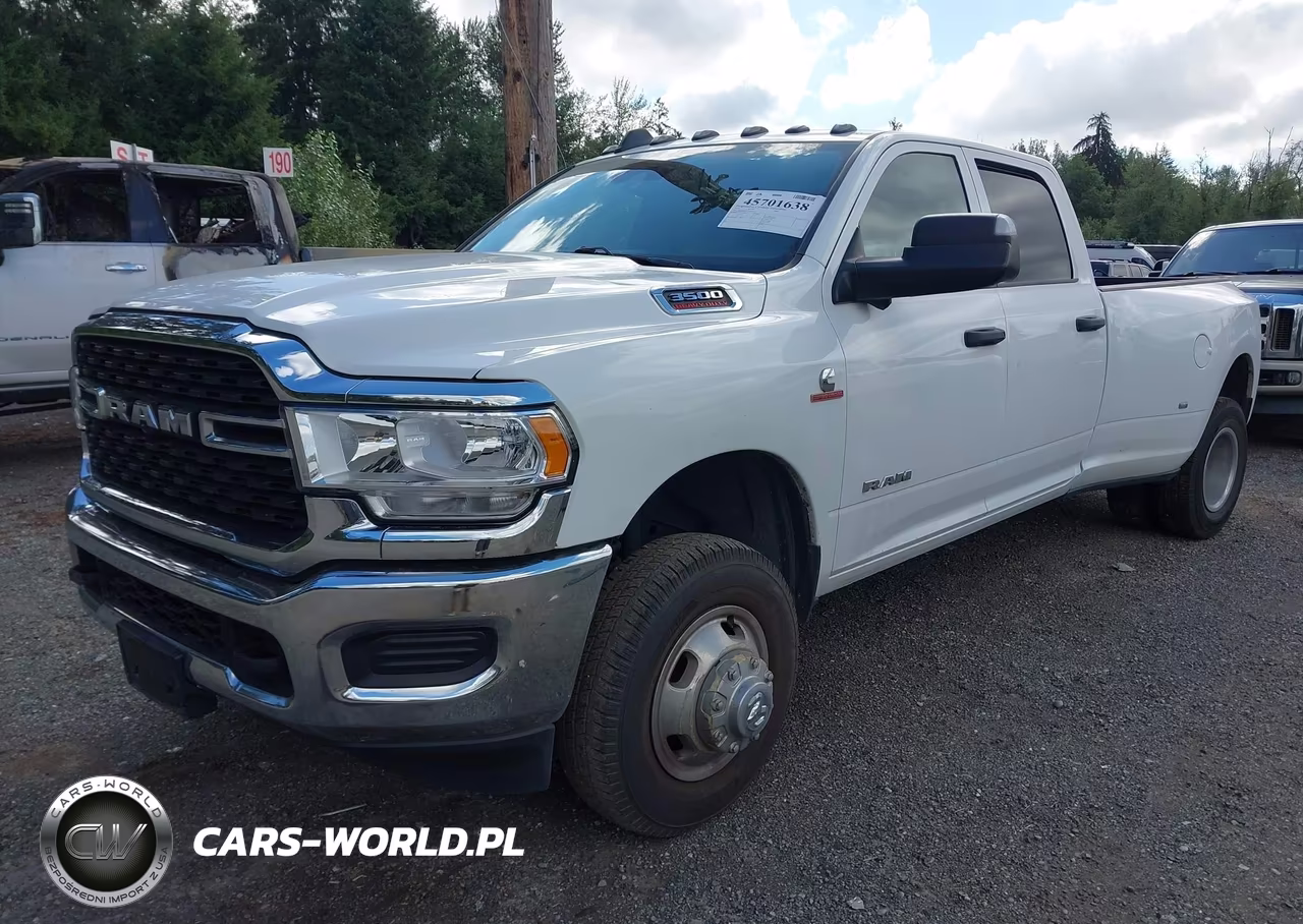 2022 Ram 3500 Tradesman 4X4 8' Box VIN:3C63RRGL3NG316560 - 2