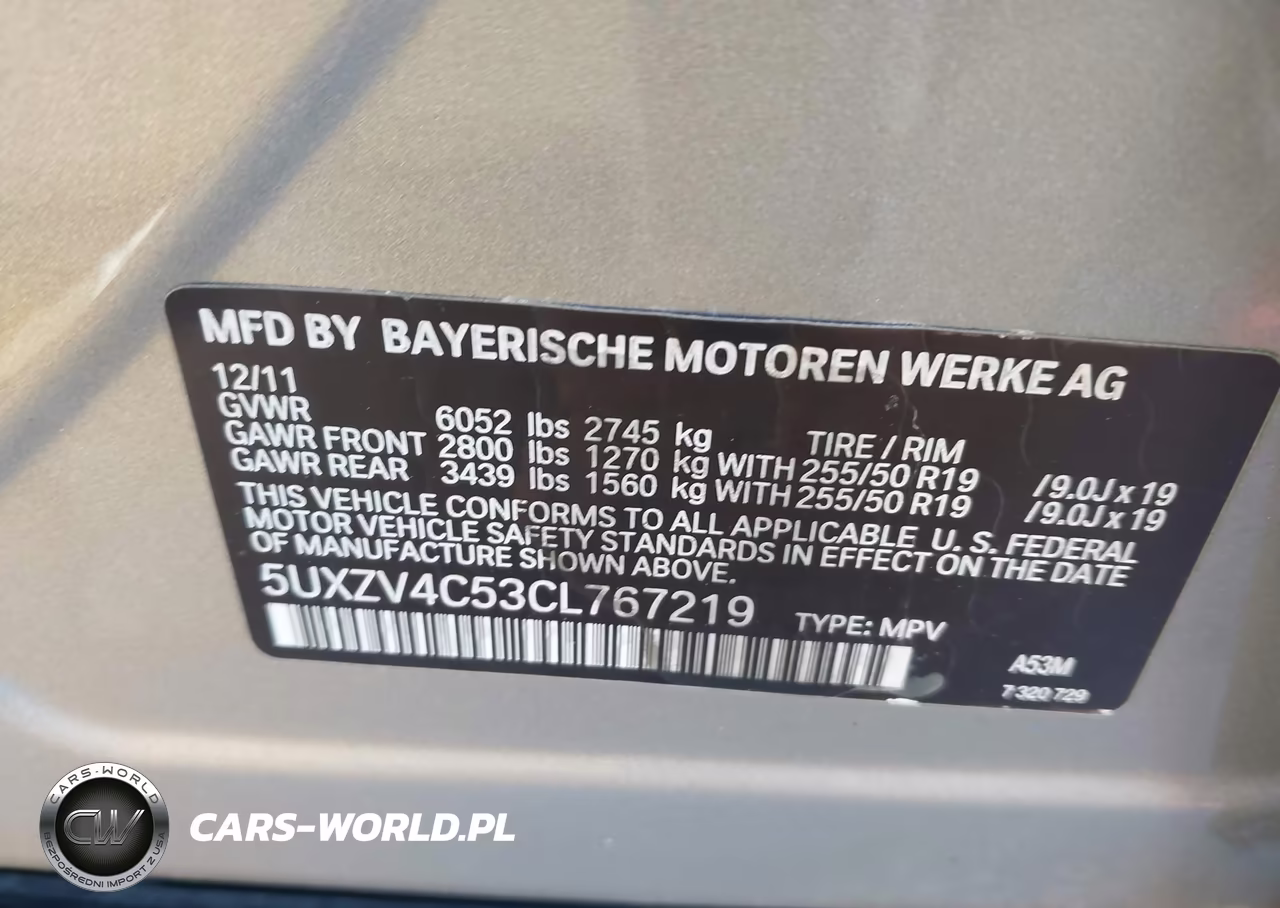 2012 BMW X5 xDrive35I-xDrive35I Premium-xDrive35I Sport Activity VIN:5UXZV4C53CL767219 - 9