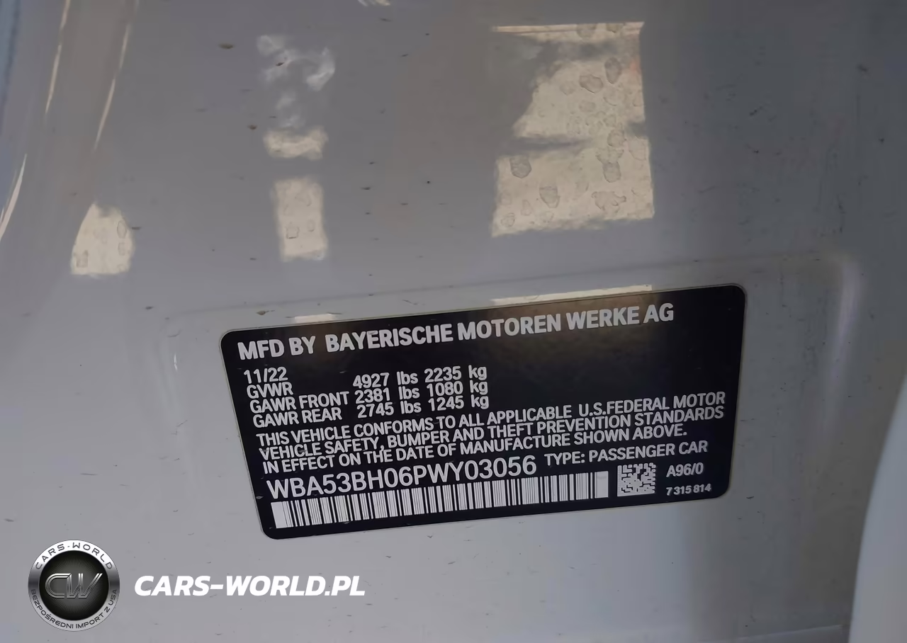 2023 BMW 530 I VIN:WBA53BH06PWY03056 - 9