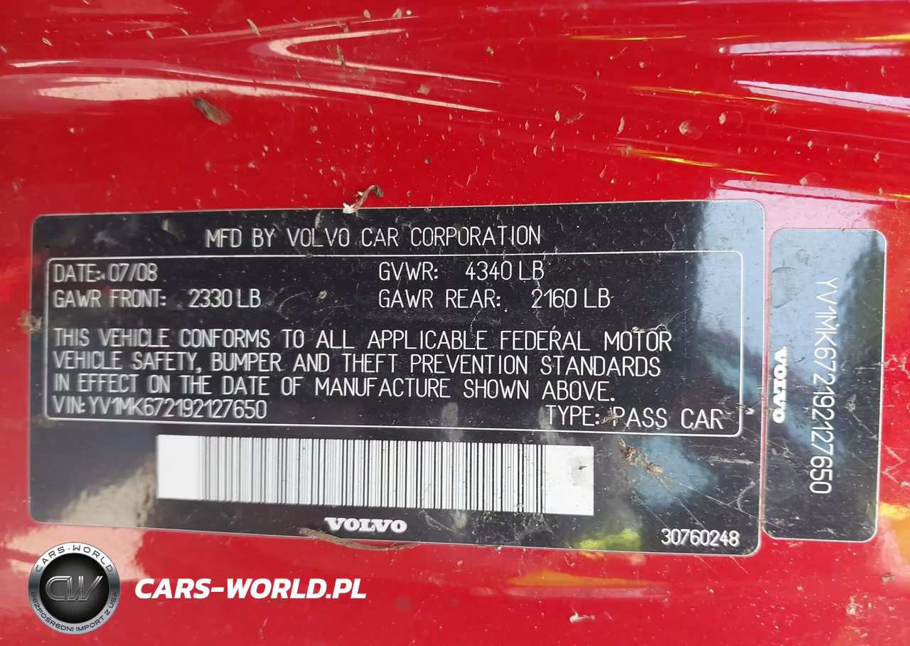 2009 Volvo C30 T5-T5 R-Design VIN:YV1MK672192127650 - 9
