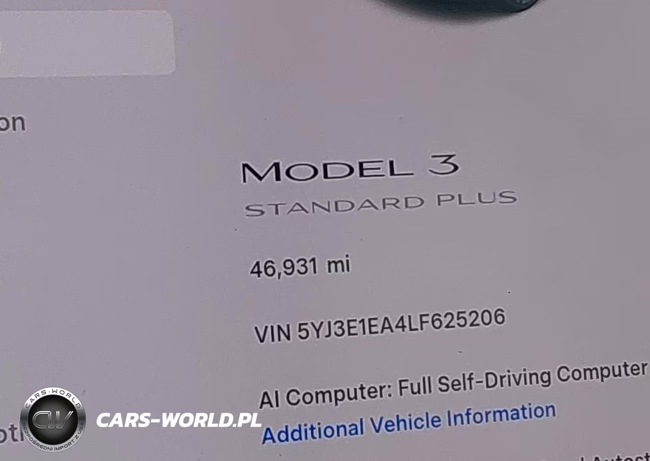 2020 Tesla Model 3 Standard Range Plus Rear-Wheel Drive-Standard Range Rear-Wheel Drive VIN:5YJ3E1EA4LF625206 - 14