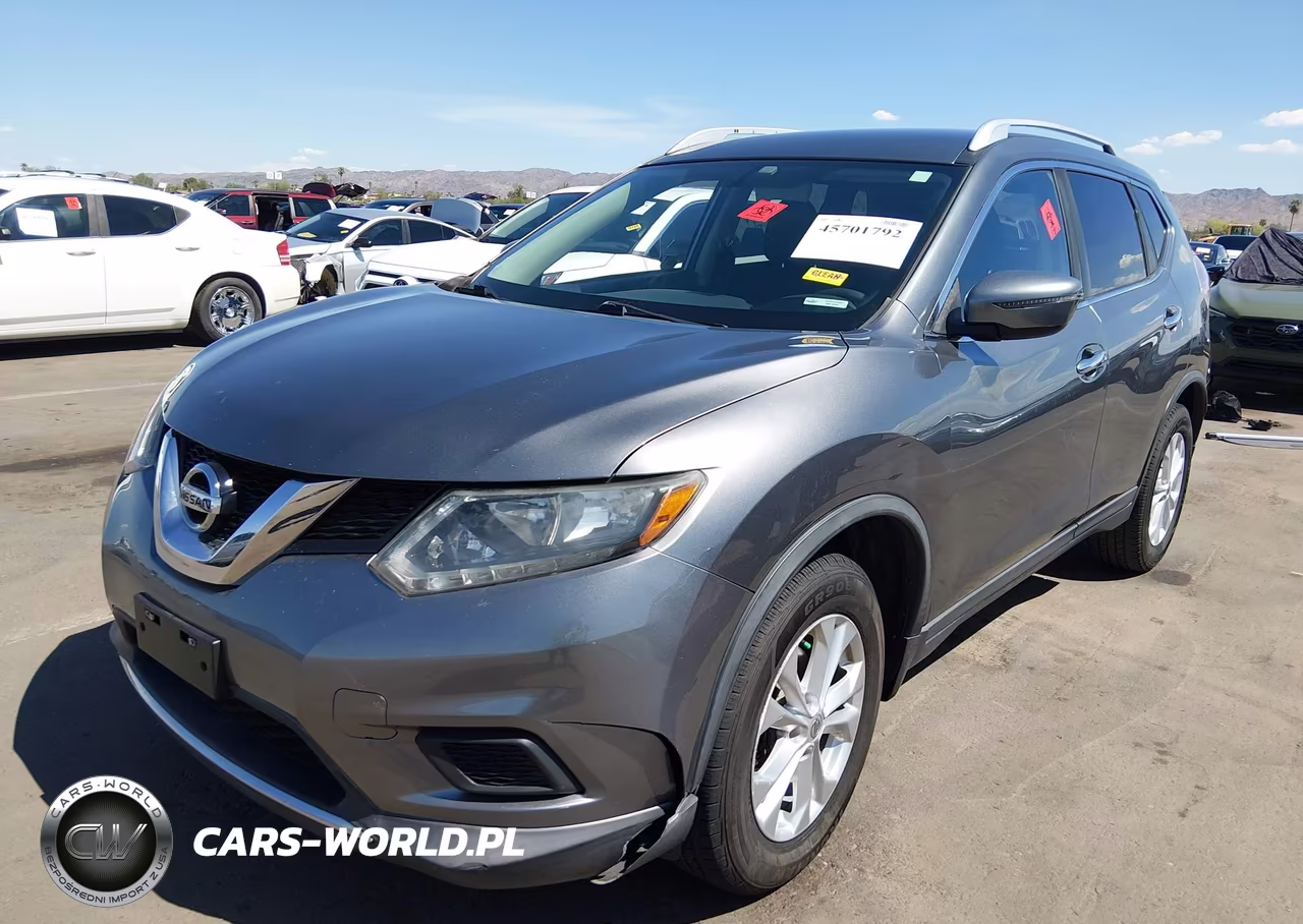2016 Nissan Rogue Sv VIN:KNMAT2MT8GP684129 - 2