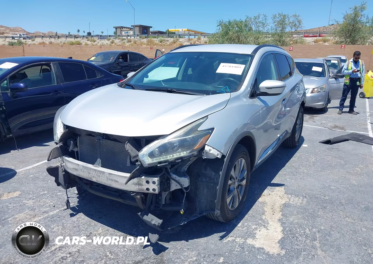 2018 Nissan Murano Sv VIN:5N1AZ2MGXJN125553 - 2