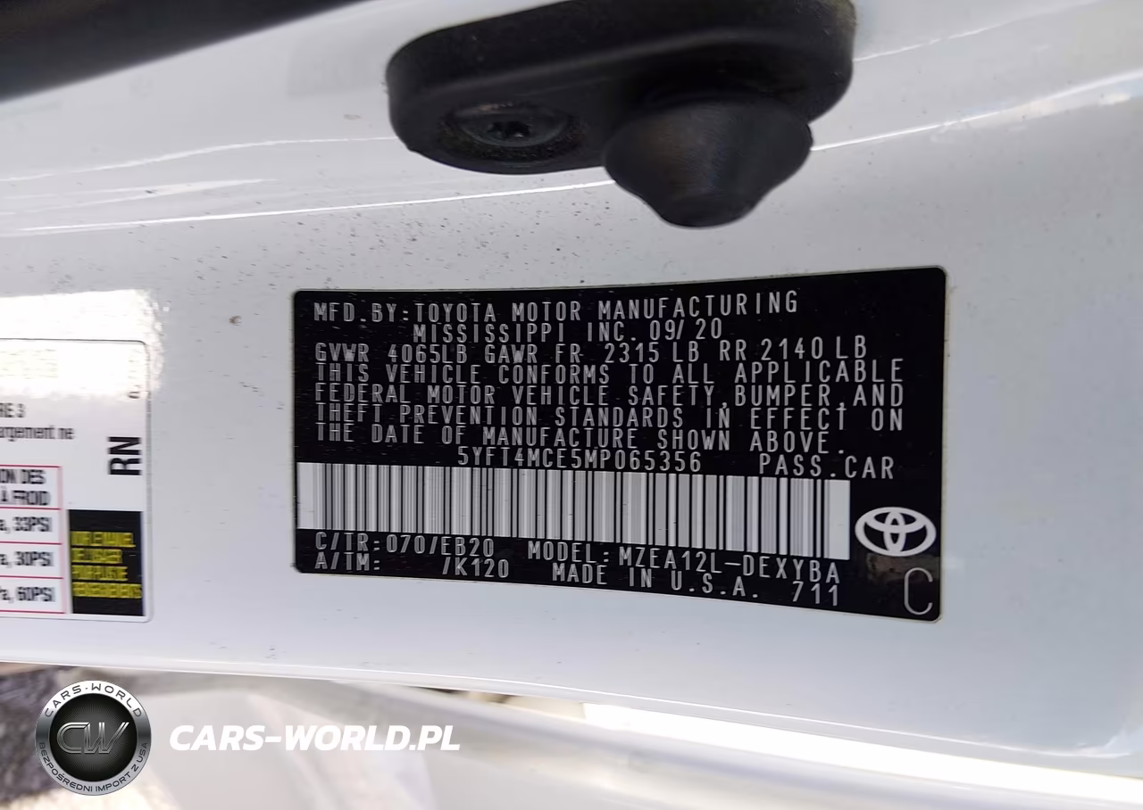2021 Toyota Corolla Xse VIN:5YFT4MCE5MP065356 - 9