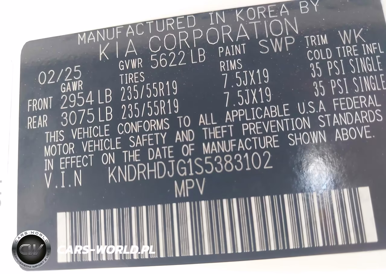 2025 Kia Sorento Hybrid Ex VIN:KNDRHDJG1S5383102 - 9
