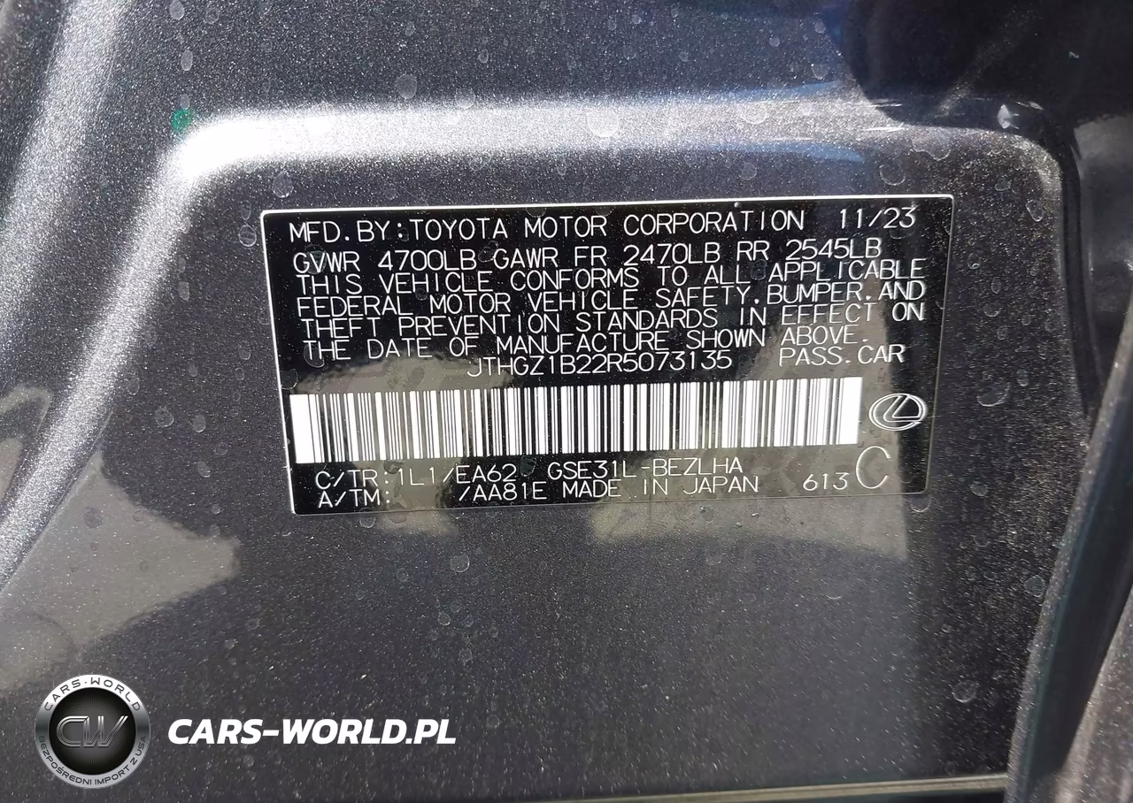 2024 Lexus Is 350 F Sport VIN:JTHGZ1B22R5073135 - 9