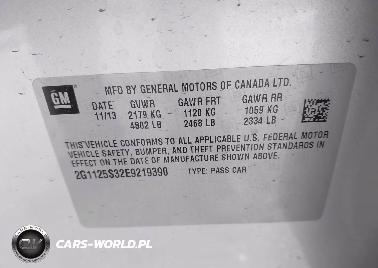 2014 Chevrolet Impala 2Lt VIN:2G1125S32E9219390 - 9
