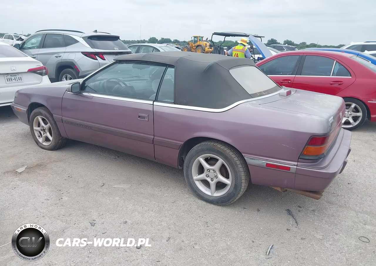 1995 Chrysler Lebaron Gtc VIN:1C3EU4537SF553155 - 3