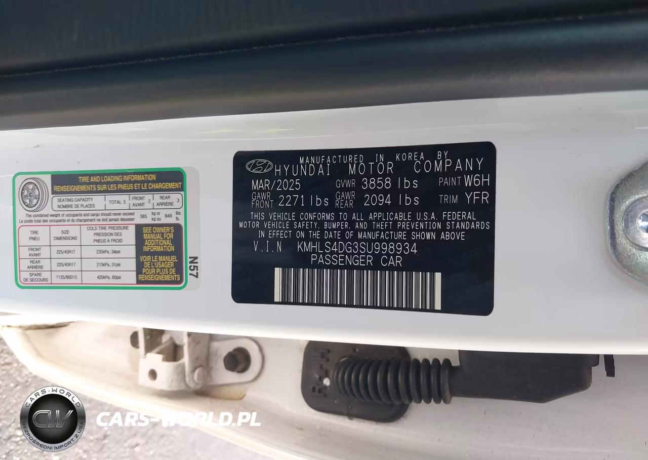 2025 Hyundai Elantra Sel Convenience VIN:KMHLS4DG3SU998934 - 9