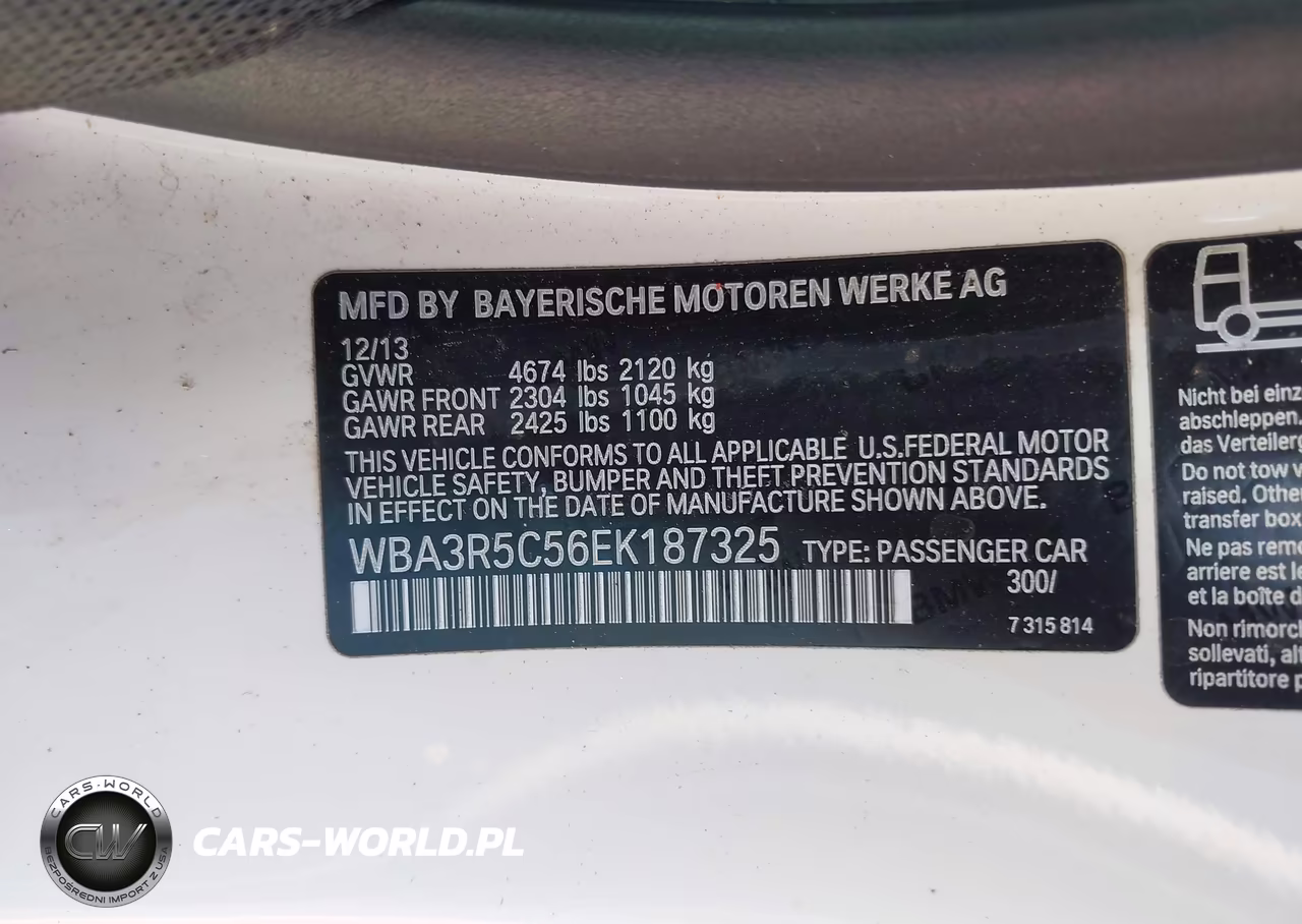 2014 BMW 435I xDrive VIN:WBA3R5C56EK187325 - 9