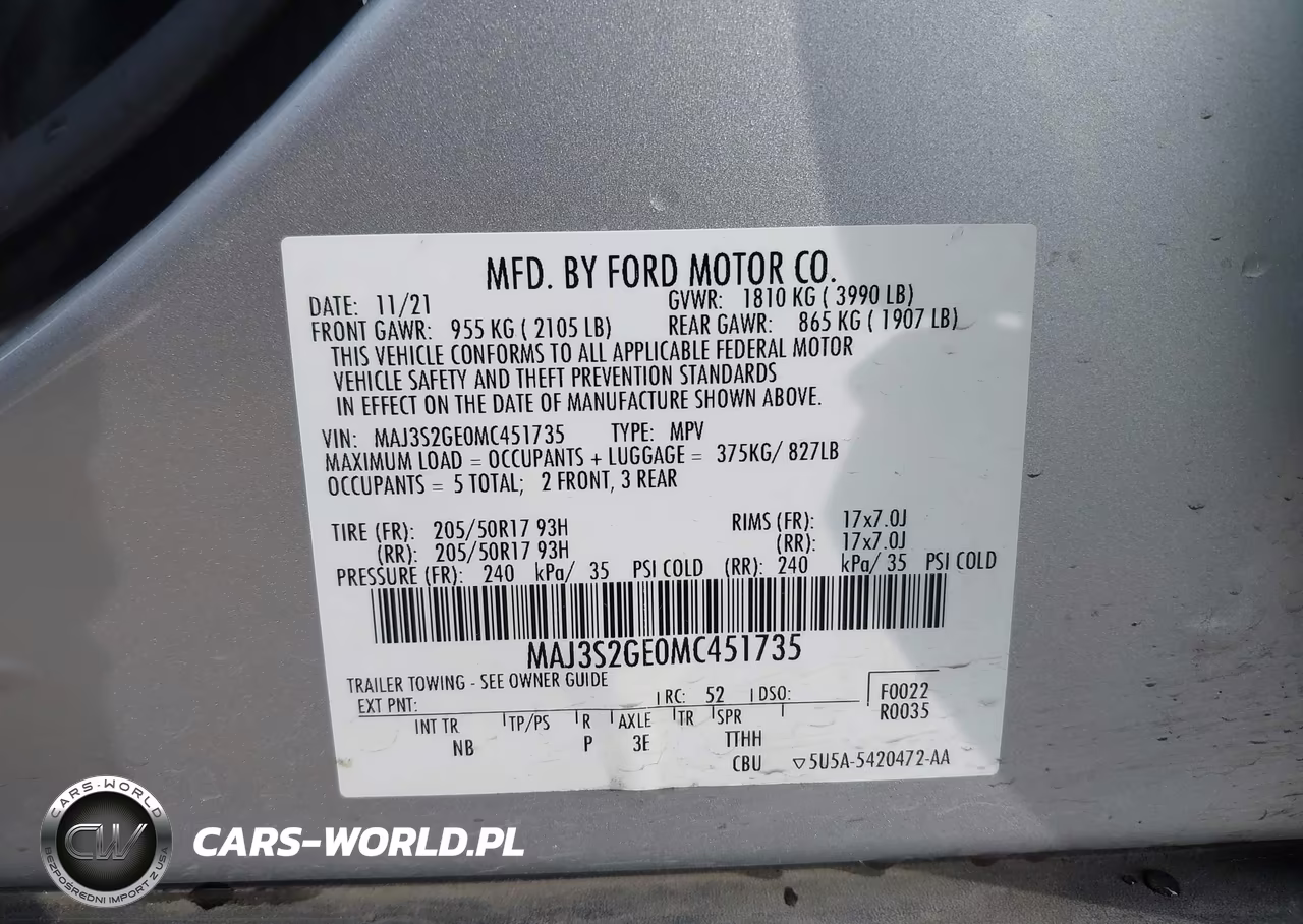 2021 Ford Ecosport Se VIN:MAJ3S2GE0MC451735 - 9
