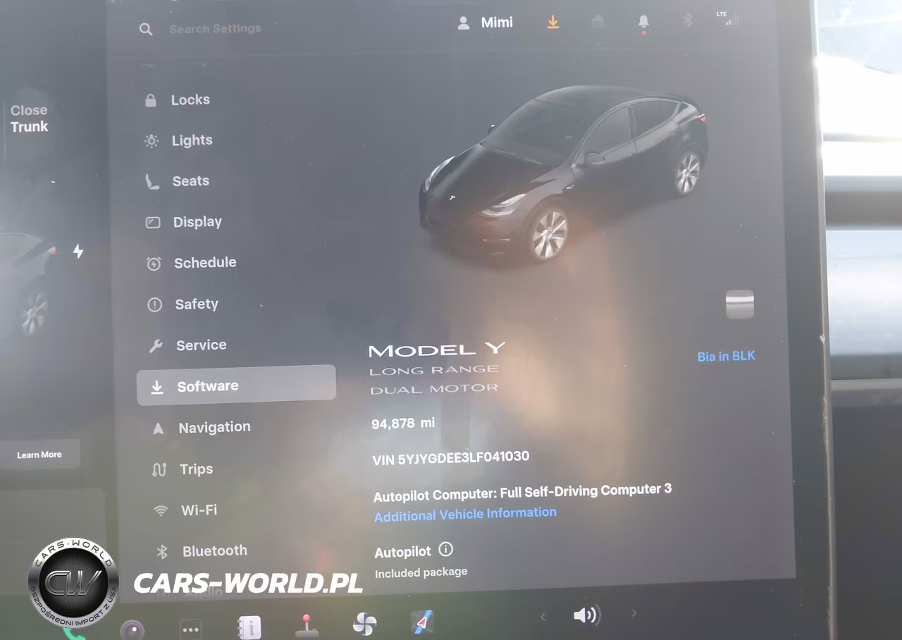 2020 Tesla Model Y Long Range Dual Motor All-Wheel Drive VIN:5YJYGDEE3LF041030 - 7
