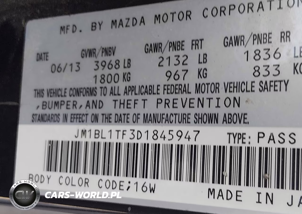 2013 Mazda Mazda3 I Sv VIN:JM1BL1TF3D1845947 - 9