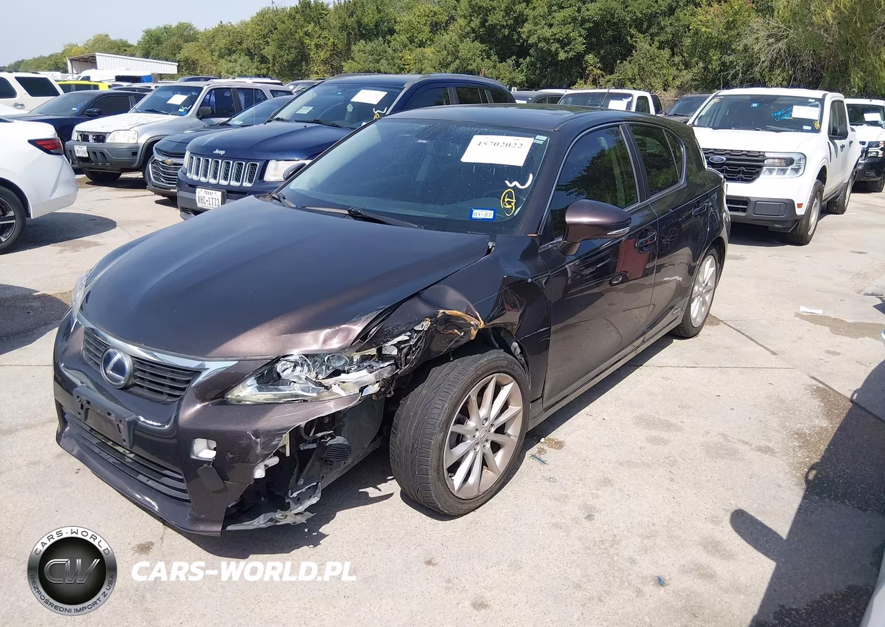 2012 Lexus Ct 200H Premium VIN:JTHKD5BH3C2064456 - 2