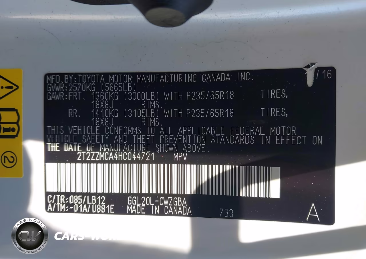 2017 Lexus Rx 350 VIN:2T2ZZMCA4HC044721 - 9