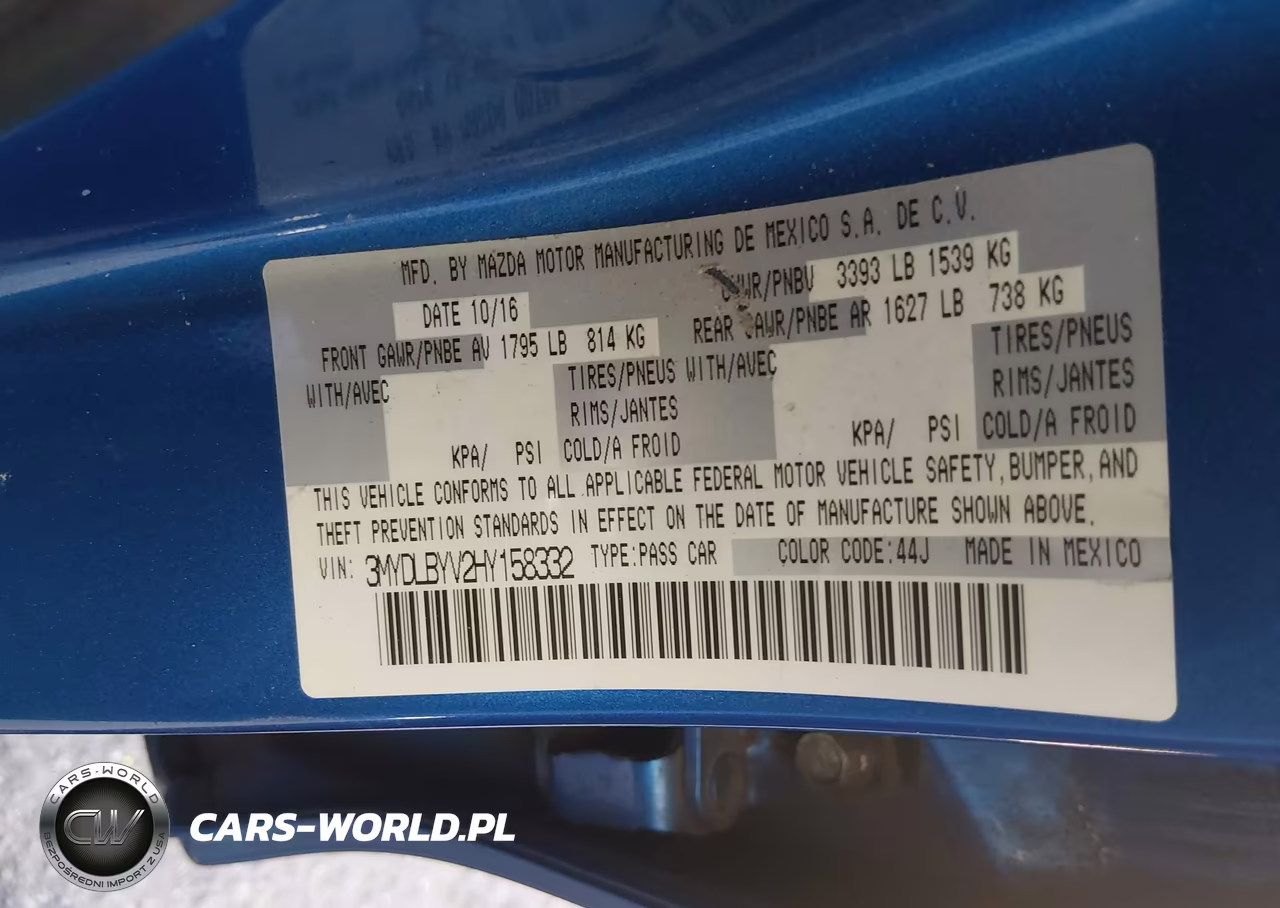 2017 Toyota Yaris Ia VIN:3MYDLBYV2HY158332 - 9
