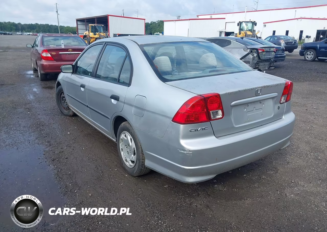 2004 Honda Civic Vp VIN:2HGES16384H600825 - 3