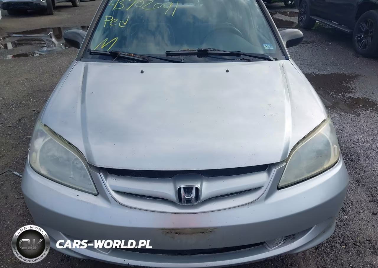 2004 Honda Civic Vp VIN:2HGES16384H600825 - 6