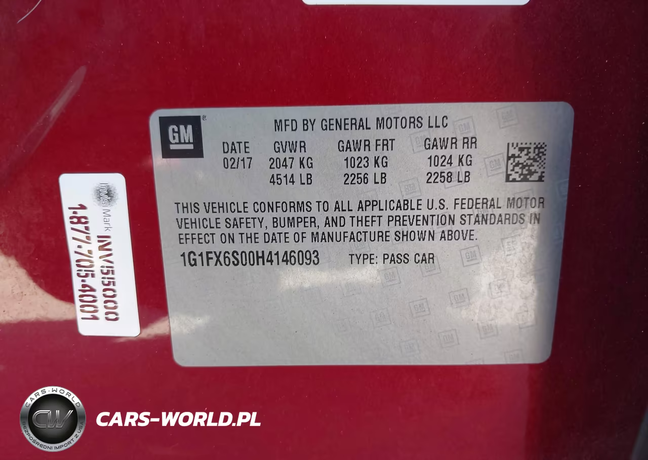 2017 Chevrolet Bolt Ev Premier VIN:1G1FX6S00H4146093 - 9