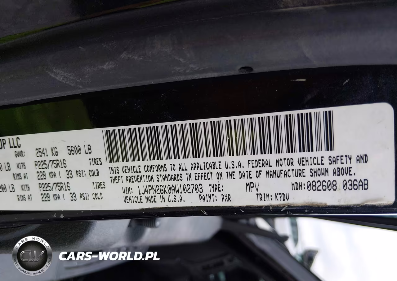 2010 Jeep Liberty Sport VIN:1J4PN2GK0AW102703 - 9