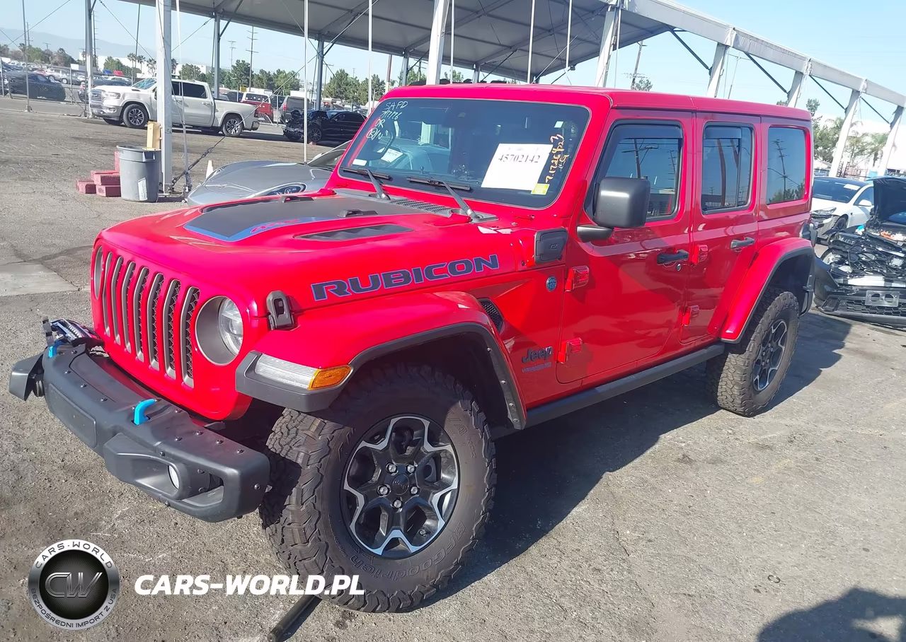 2021 Jeep Wrangler 4Xe Unlimited Rubicon 4X4 VIN:1C4JJXR65MW701444 - 2
