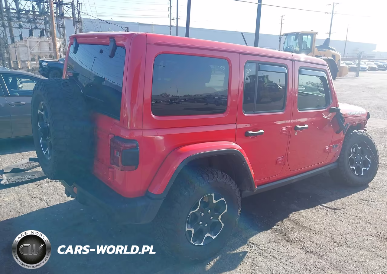2021 Jeep Wrangler 4Xe Unlimited Rubicon 4X4 VIN:1C4JJXR65MW701444 - 4