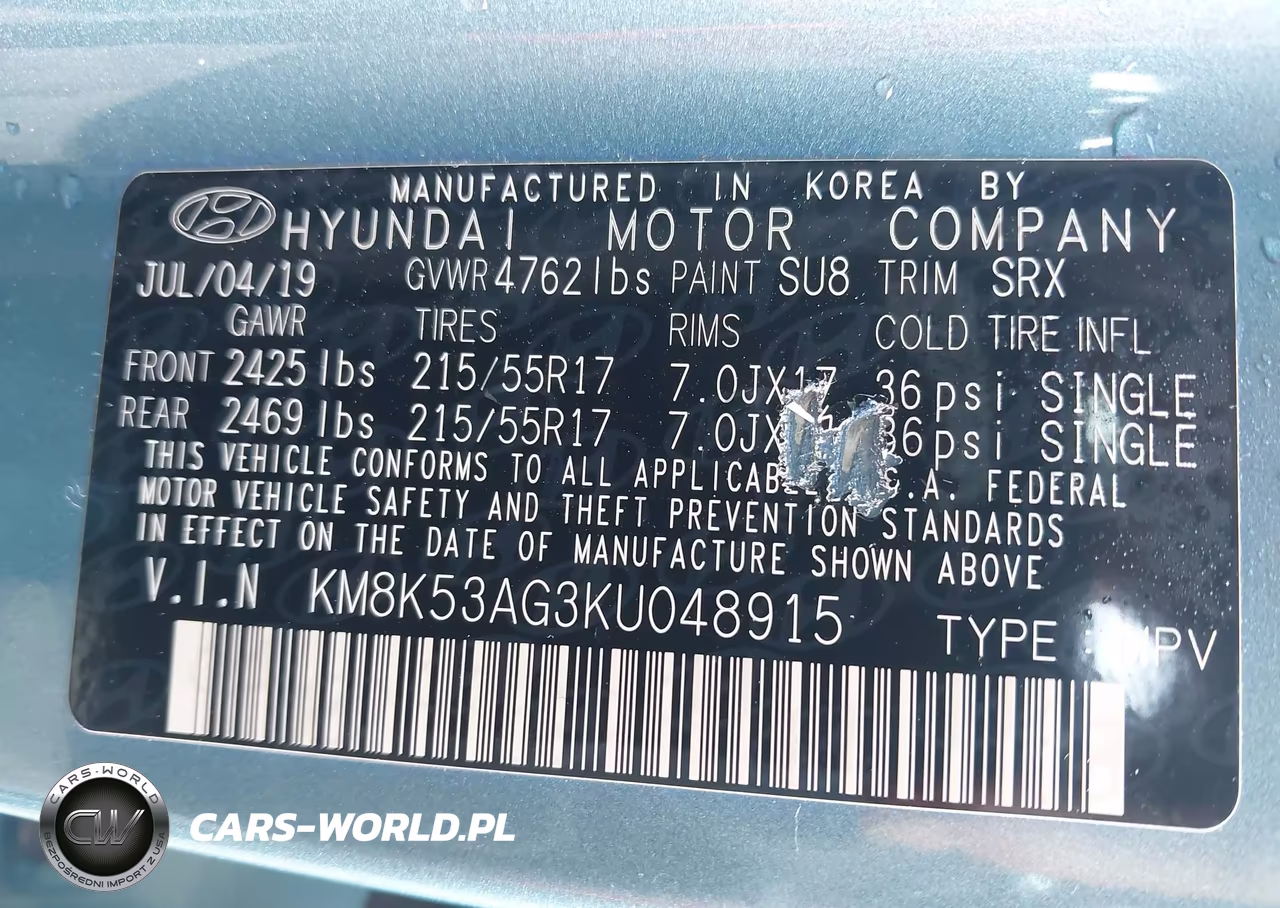 2019 Hyundai Kona Ev Ultimate VIN:KM8K53AG3KU048915 - 9