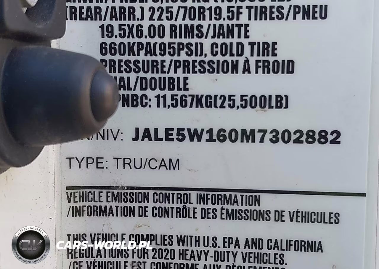 2021 Isuzu Nrr VIN:JALE5W160M7302882 - 8