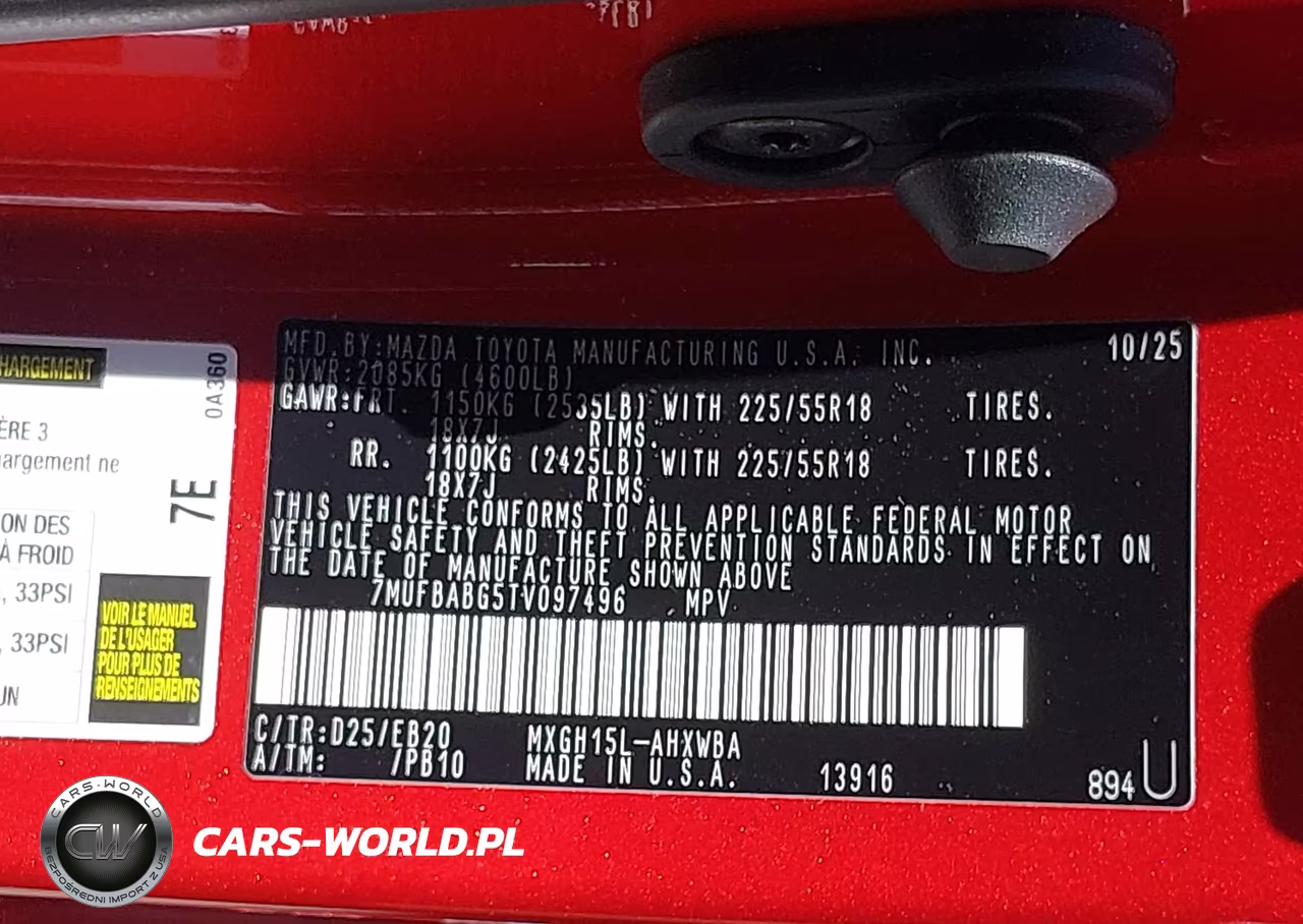 2026 Toyota Corolla Cross Hybrid Xse VIN:7MUFBABG5TV097496 - 9