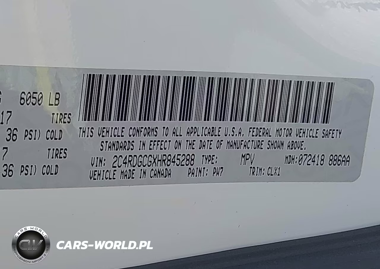2017 Dodge Grand Caravan Sxt VIN:2C4RDGCGXHR845288 - 9
