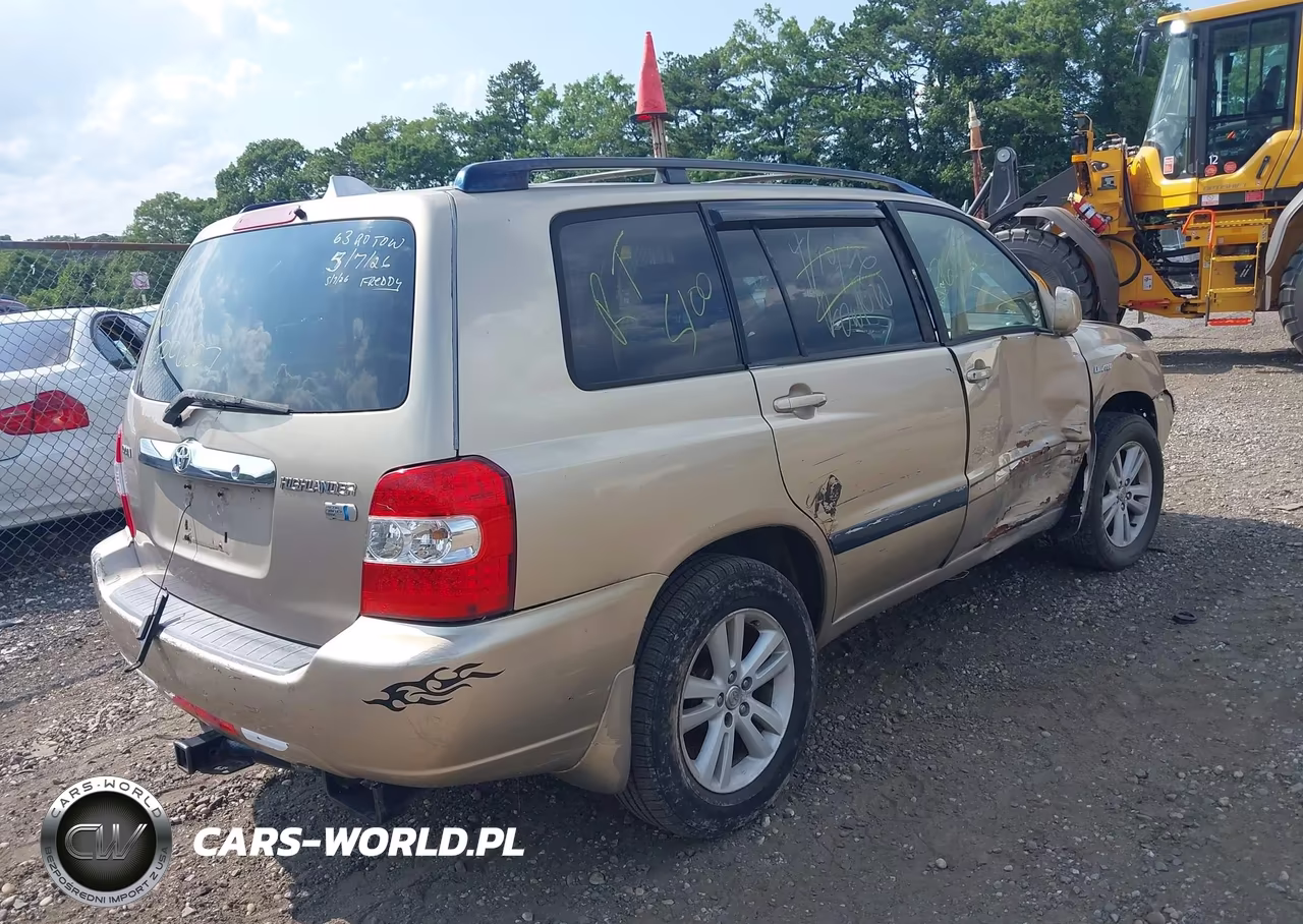 2007 Toyota Highlander Hybrid V6 VIN:JTEDW21A770020187 - 4