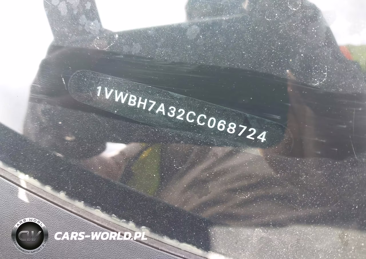 2012 Volkswagen Passat 2.5L Se VIN:1VWBH7A32CC068724 - 11
