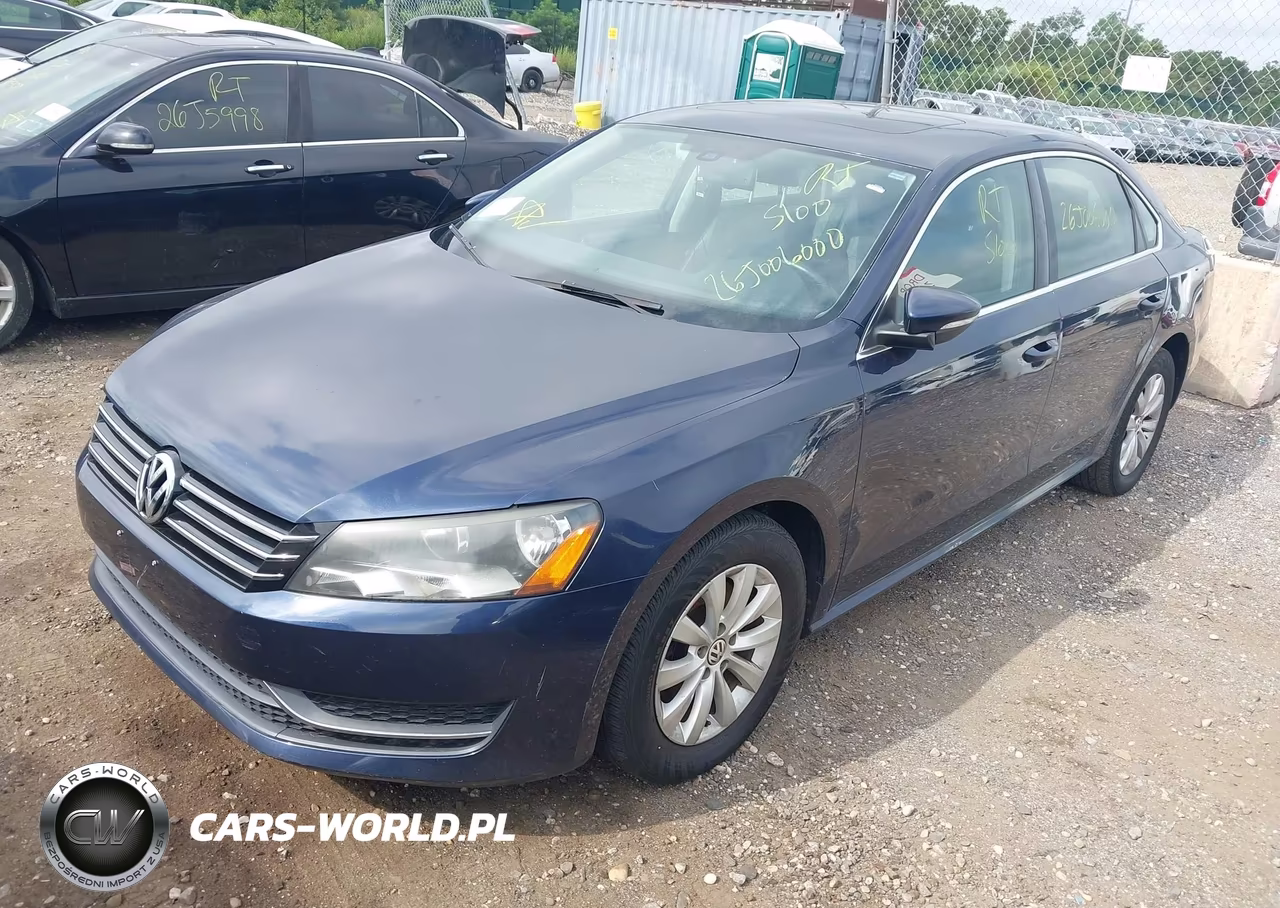 2012 Volkswagen Passat 2.5L Se VIN:1VWBH7A32CC068724 - 2
