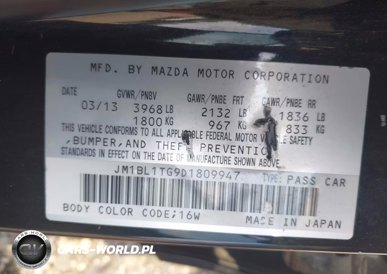 2013 Mazda Mazda3 I Sv VIN:JM1BL1TG9D1809947 - 9
