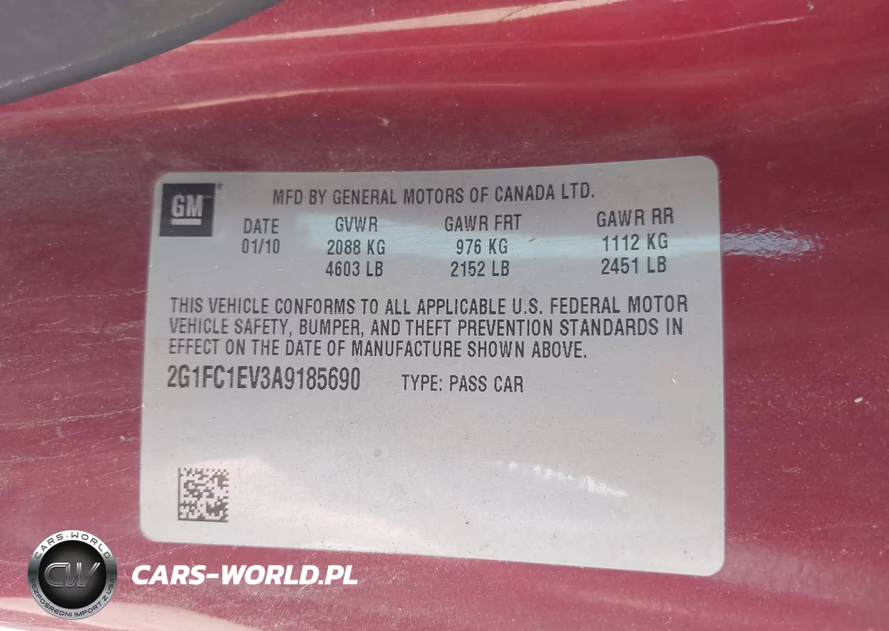 2010 Chevrolet Camaro 2Lt VIN:2G1FC1EV3A9185690 - 9