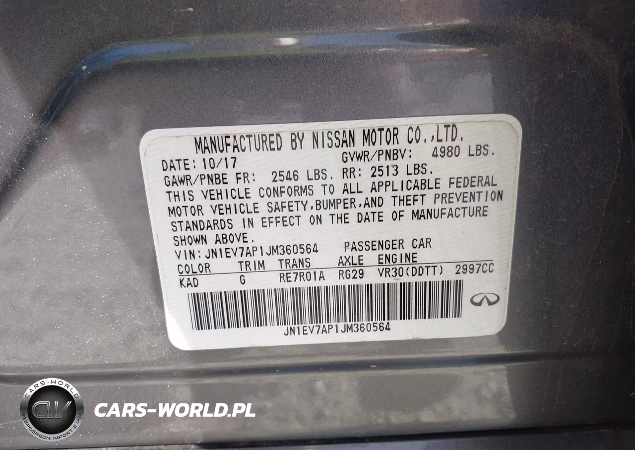 2018 Infiniti Q50 3.0T Luxe VIN:JN1EV7AP1JM360564 - 9