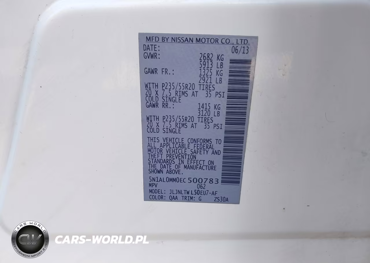 2014 Infiniti Qx60 VIN:5N1AL0MM0EC500783 - 9