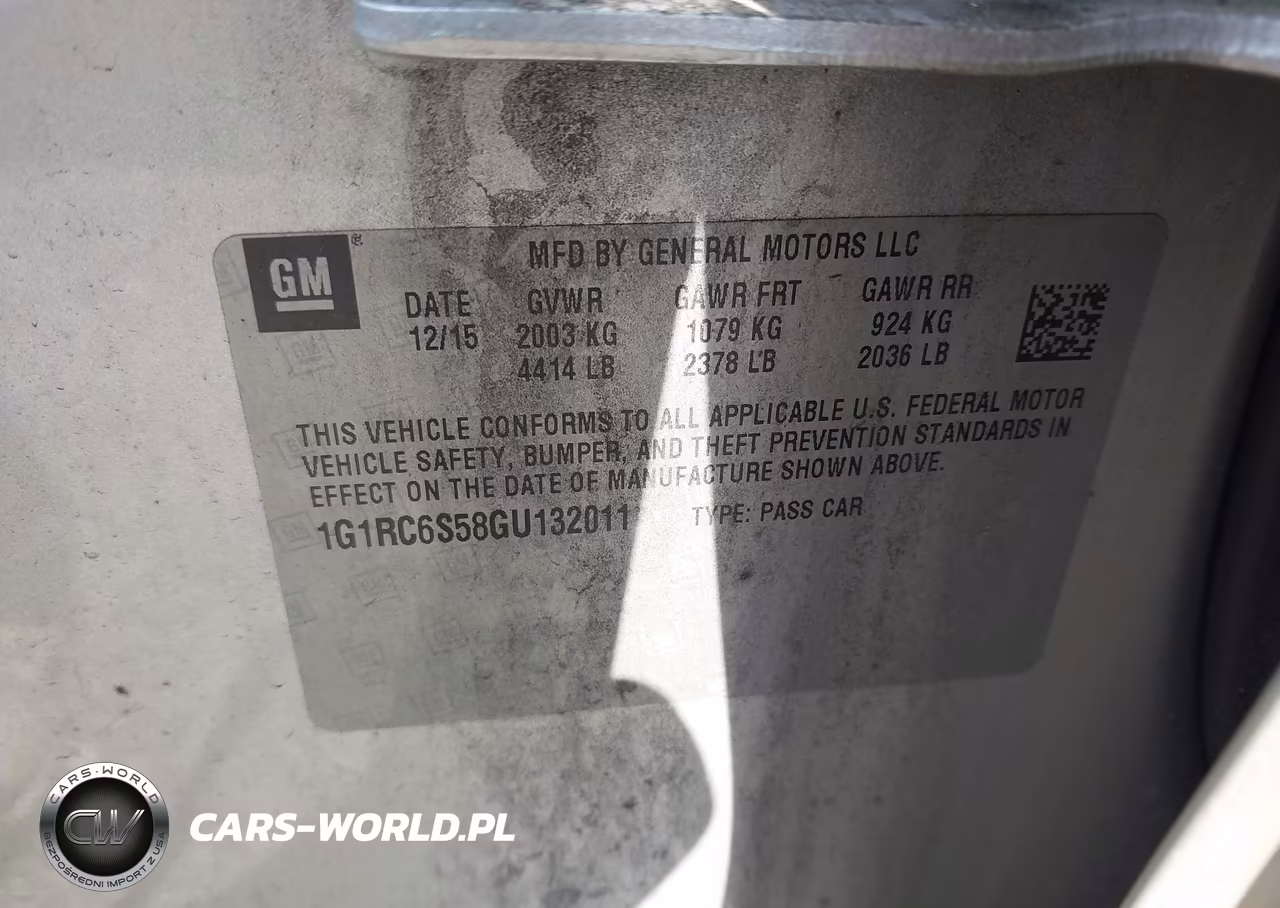 2016 Chevrolet Volt Lt VIN:1G1RC6S58GU132011 - 9