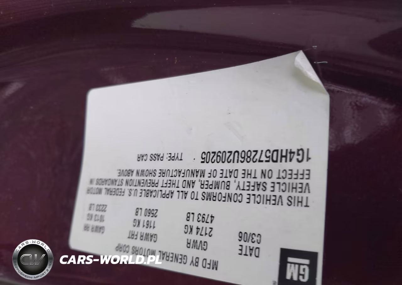 2006 Buick Lucerne Cxl VIN:1G4HD57286U209205 - 9