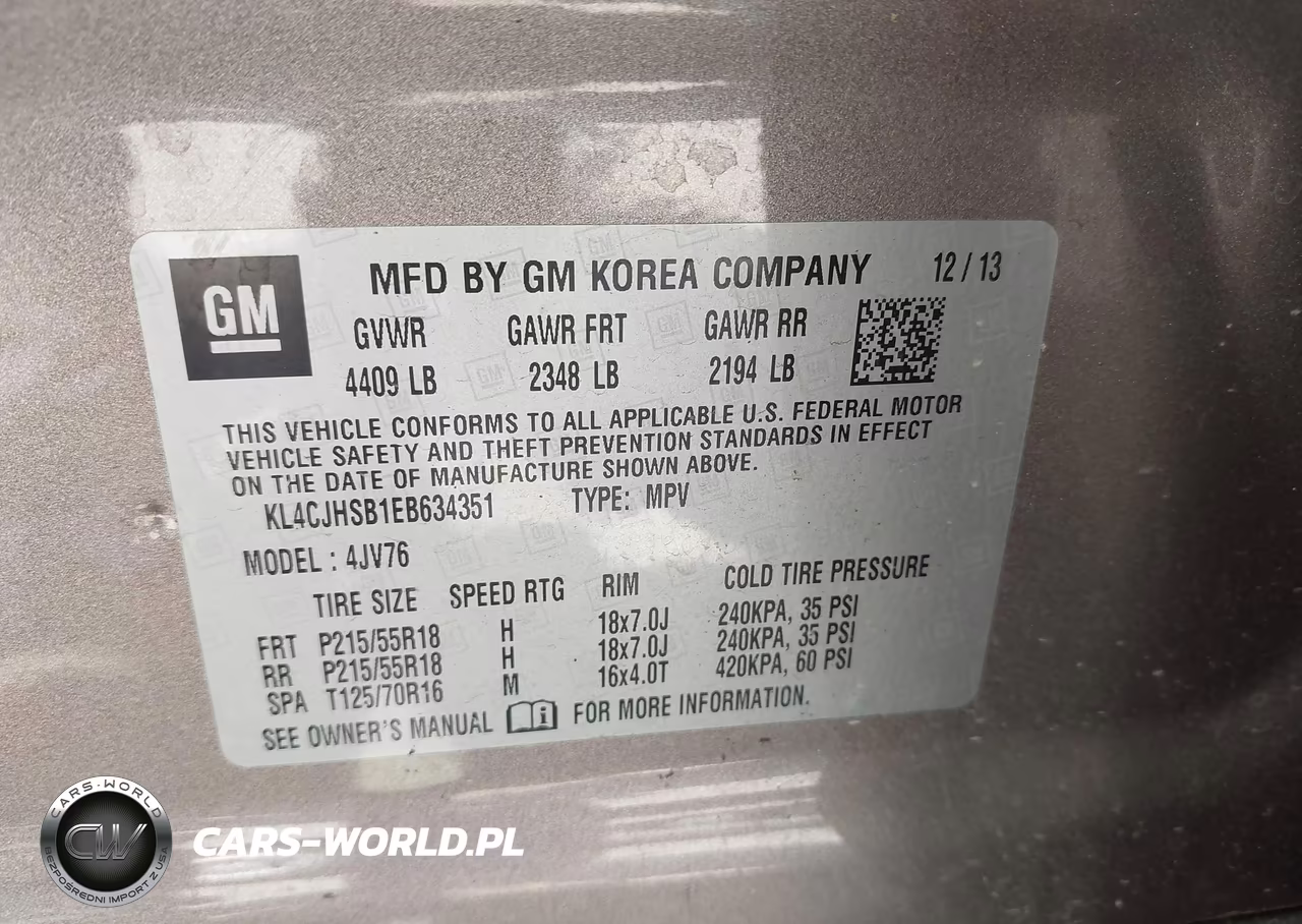 2014 Buick Encore Premium VIN:KL4CJHSB1EB634351 - 9