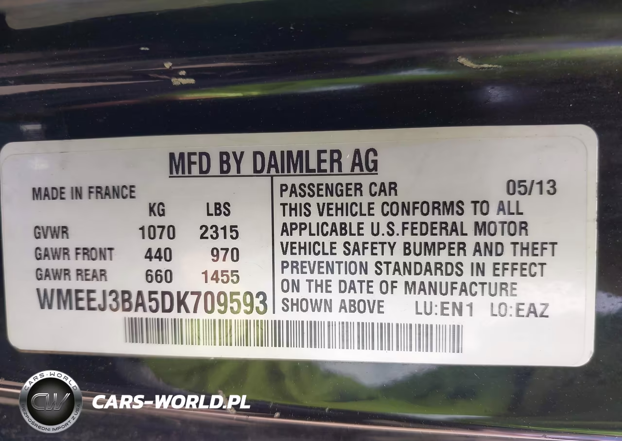 2013 Smart Fortwo Pure VIN:WMEEJ3BA5DK709593 - 9