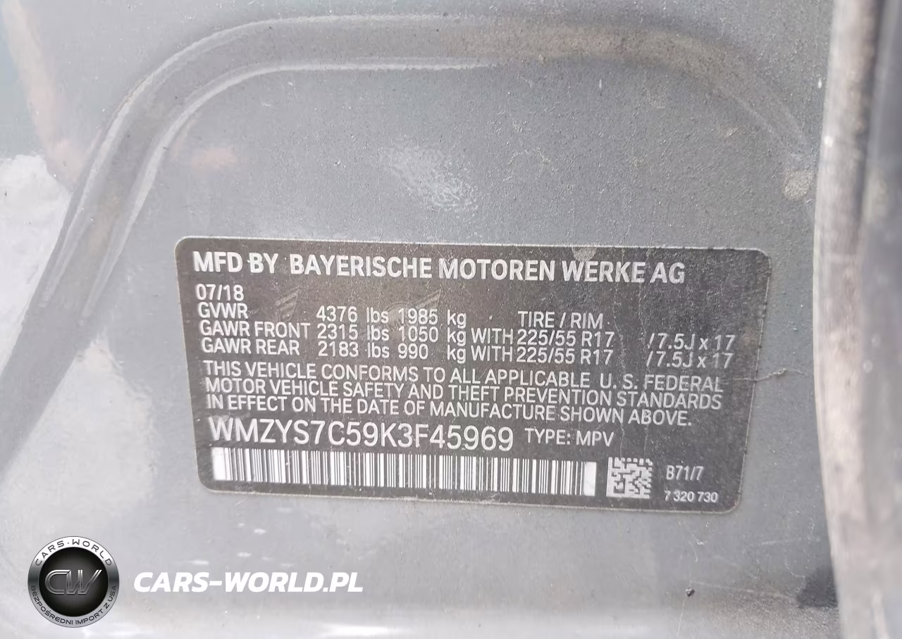 2019 Mini Countryman Cooper VIN:WMZYS7C59K3F45969 - 9