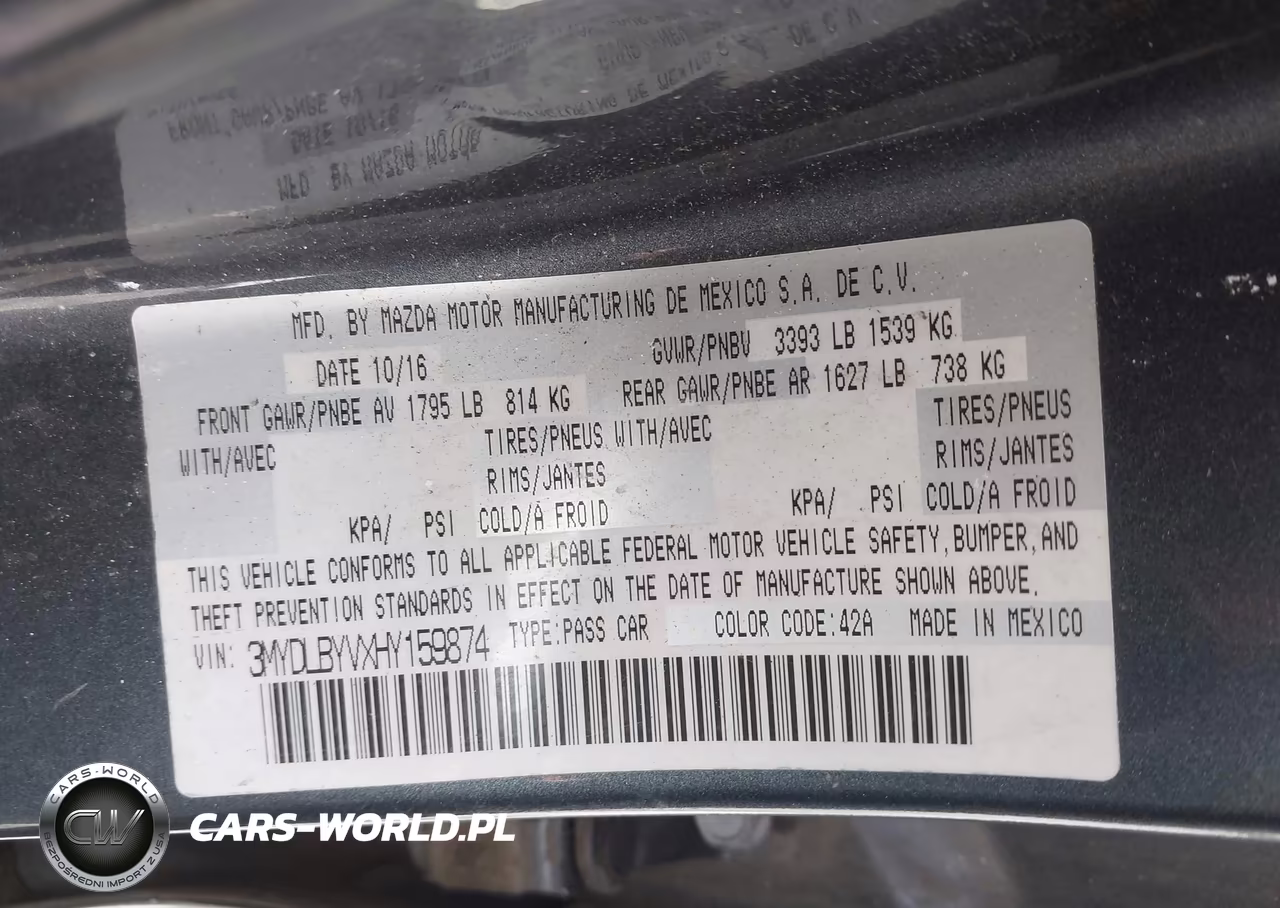 2017 Toyota Yaris Ia VIN:3MYDLBYVXHY159874 - 9