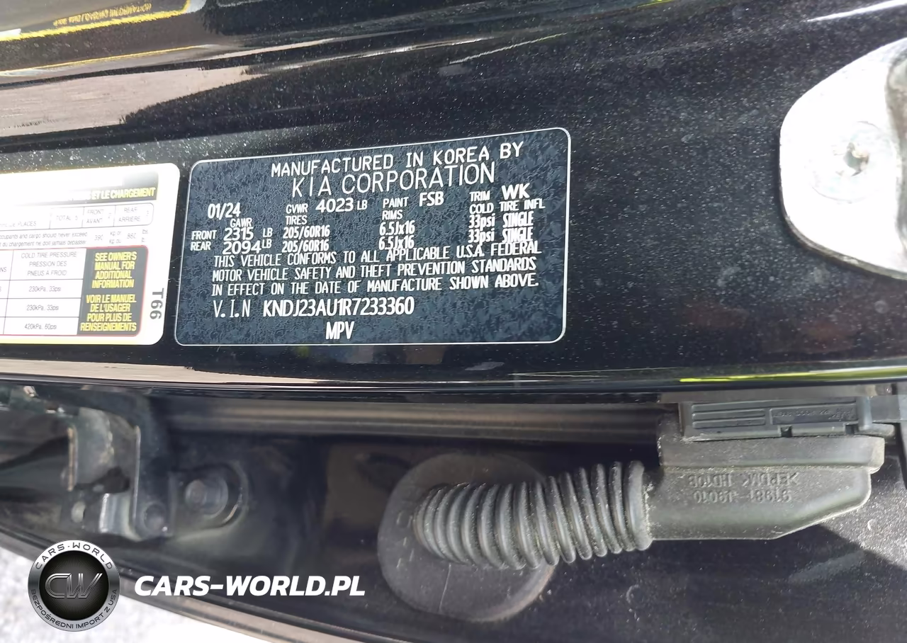 2024 Kia Soul Lx VIN:KNDJ23AU1R7233360 - 9