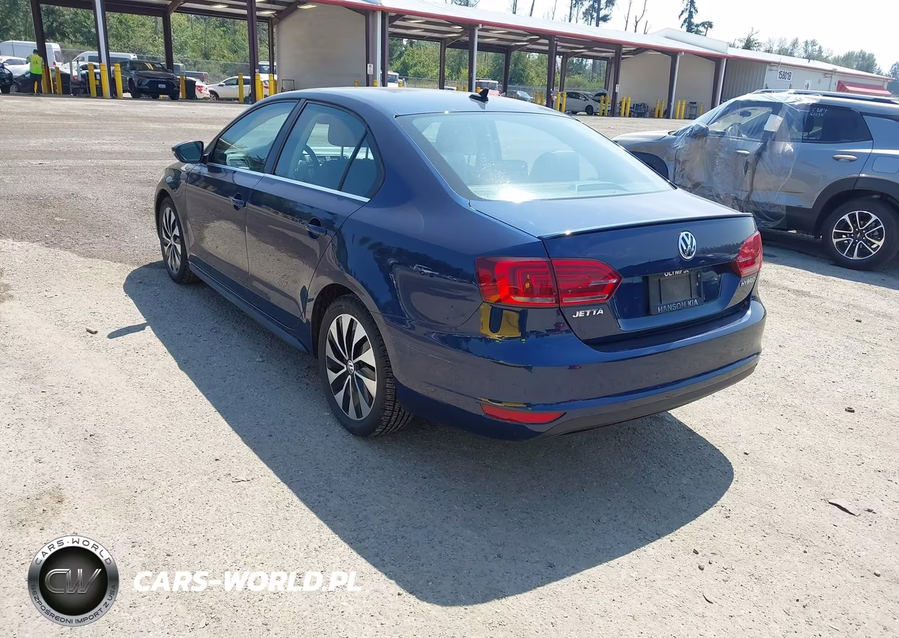2013 Volkswagen Jetta Hybrid Sel Premium VIN:3VW637AJ1DM306688 - 3