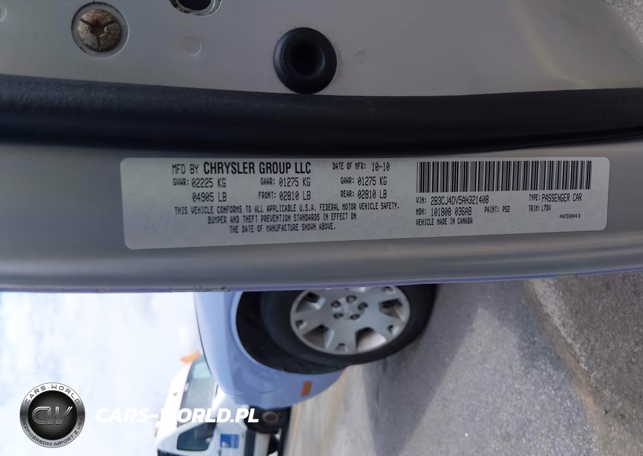 2010 Dodge Challenger Se VIN:2B3CJ4DV5AH321408 - 9