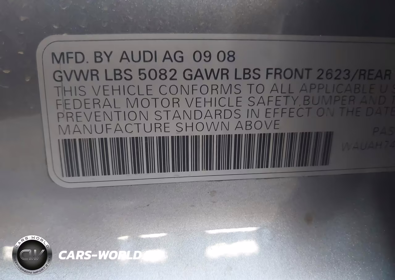 2008 Audi A6 3.2 VIN:WAUAH74F18N179178 - 9