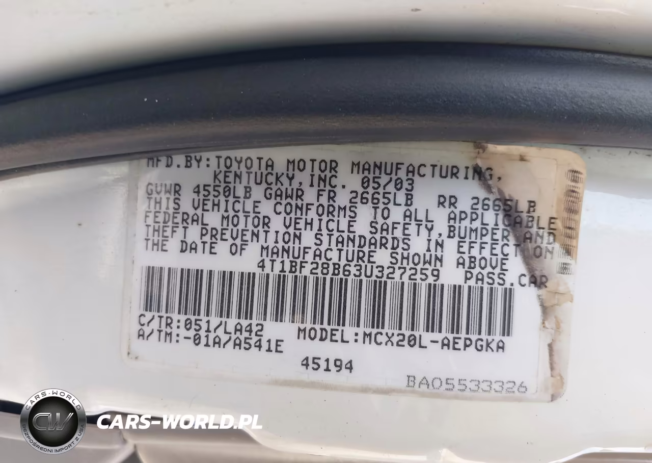 2003 Toyota Avalon Xls VIN:4T1BF28B63U327259 - 9